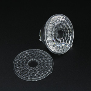 RGBW41D1040G, Линза для смешивания цвета RGBW плюс 5x zoom для светодиодов 5050 типа Cree XML-RGBW; OSRAM OSTAR S2W, эфф=93%, 10°x40°,  D=41mm  H:26,58mm, PMMA