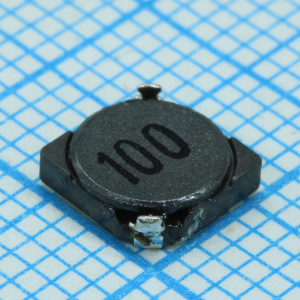 SDRH5D18-100N-1.2A, Силовая SMD-индуктивность экранированная 10мкГн ±20% 1.2A 124мОм