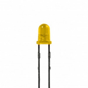 333-2UYC/S530-A3, Светодиод 5мм/желтый/589нм/630-1250мкд/прозрачный/10°
