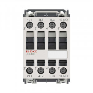 Магнитный контактор YON DSC018 18A 7,5кВт AC3 3P кат.220В AC 1НО DSC018-3C10A230