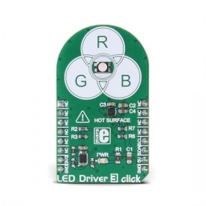 MIKROE-2950, Средства разработки схем светодиодного освещения  Led Driver 3 click