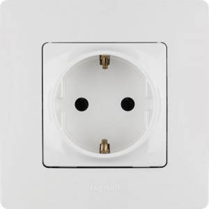 Рамка 1-м Etika бел. Leg 672501