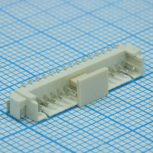 DS1020-03-15MVT1-R, Разъем провод-плата SMD без фланца обжимной 15 контактов шаг 1.25мм
