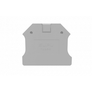 Торцевая крышка TU2.5-2-GY-EA, Торцевая крышка, для клемм TU2,5-2…, цвет: серый