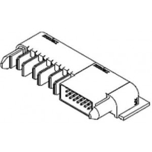 46437-1003, Электропитание платы TEN60, R/A plug, 6DC-24S
