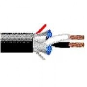 1032A 0101000, Multi-Paired Cables 18AWG 1PR SHIELD 1000ft SPOOL BLACK