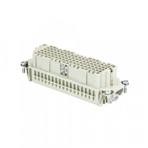 Розеточная контактная вставка DD BUC 108 1,5 25, Розеточная контактная вставка, обжимная фиксация, 108 полюсов + PE, типоразмер 24B, 250V, 10A, (обжимные контакты поставляются отдельно)