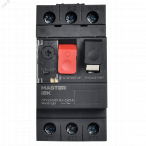 Пускатель ПРК32-0,63 In=0,63A Ir=0,4-0,63A Ue 660В DMS11-C63