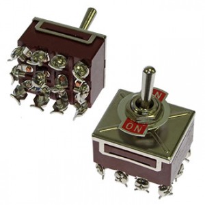 KN3B-402A, Тумблер ON-ON (12c) 3А 250В