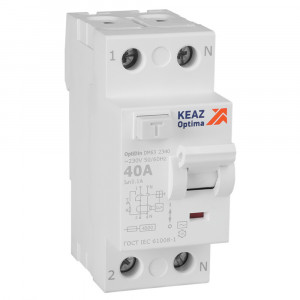 ВДТ без защиты от сверхтоков OptiDin DM63-2340-AC-4,5-УХЛ4 (2P, 40, 100mA)