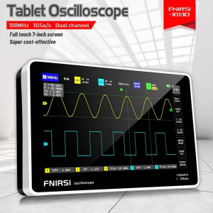 FNIRSI 1013D (HIGH PROFILE), Осциллограф планшетный 2-канальный 100МГц 1ГВыб/сек