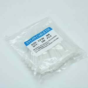 Стяжка 2.5*80 2.4"(100 шт), Стяжка кабельная 2.5x80