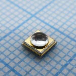 CMH235A0V114Z1V2, Ультрафиолетовый светодиод smd 3,7х3,7мм/405нм/мощность излучения 1800-2200мВт при 1000мА/3.4-4.2В/60° максимальный ток 1200мА