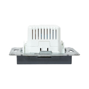 Механизм розетки USB-C - 2шт, графит Эпика EKF UP1-SOG-2USBC