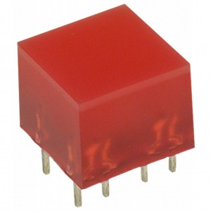 L-875/4SRDT, Светодиодный модуль 10х10мм/красный/640нм/20-60мкд/120°