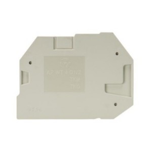 Крышка боковая AP WT 4 D1/2, Крышка боковая, для клемм WT 4..., цвет: серый