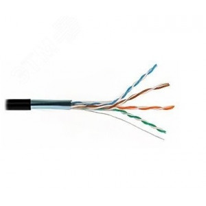 Витая пара FTP 4 пары AWG 24 Cat.5е экран внешняя Cu Light 1693123
