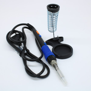 YIHUA 928D, Паяльник с регулировкой температуры от 90-480°С с дисплеем, в комплекте подставка, стружка с канифолью