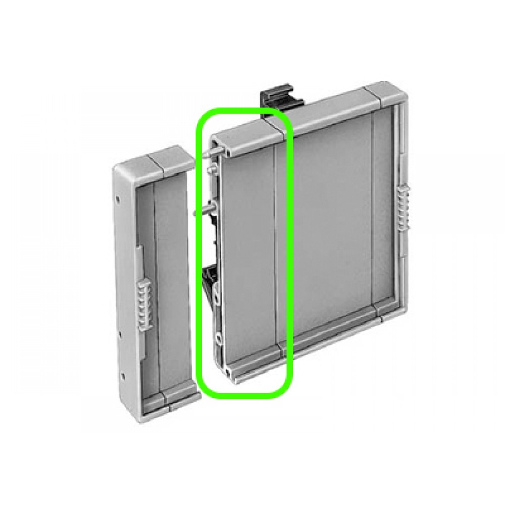Изображение товара Промежуточная часть корпуса серии wiebox WEB 1001 22,5 мм серый пластик