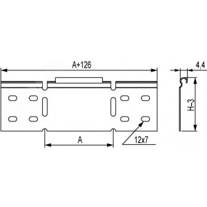 Редукция упрощенная 200мм H100 LR1200