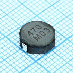 CDRH8D28NP-470NC, Силовая SMD индуктивность 47мкГн ±30% 1.15A 0.195Ом c магнитным экраном