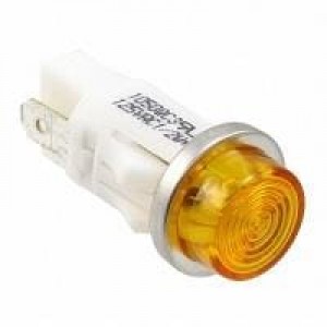 1050QC3, Световые панельные индикаторы AMBER DIFFUSED 1/2" MOUNTING HOLE