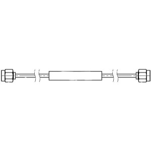 81-6200-0450, Соединения РЧ-кабелей ShortBend 086 SMA-SMA 4.5"