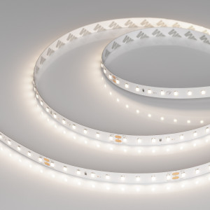 Лента RT-A90-10mm 24V Day4000 (4.8 W/m, IP20, 2835, 5m) 036207, Светодиодная высокоэффективная лента RT-A90, открытая. Светодиоды 2835, 90 шт/м (450 шт на 5 м), белая плата, ширина 10 мм, скотч 3M. Цвет ДНЕВНОЙ 4000 K, цветопередача CRI>85, угол 120°. Питание 24 В, мощность 4.8 Вт/м (24 Вт на 5 м). Размеры 5000x10x1.6