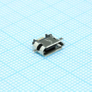 207E-BG00-R, Разъем Micro USB тип B  USB 2.0, розетка на плату, 5 выв.