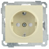 РС14-1-0-Б Розетка с з/к с з/ш 16А BOLERO кремовый ERB14-K33-16
