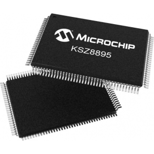 KSZ8895RQXI-TR, ИС, Ethernet 5-Port 10/100 Managed Switch w/ MII, RMII