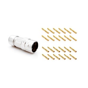 MA5CAP1200S-S1-KIT, Цилиндрические метрические разъемы ST 12P TH 4.5-7.5mm grip w/ F sockets