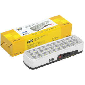 Светильник ДБА 3926 аккумулятор 3ч 3Вт LDBA0-3926-30-K01