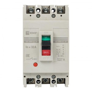 Выключатель автоматический 3п 63/32А 25кА ВА-99М PROxima mccb99-63-32m