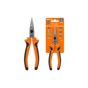 Длинногубцы (тонкогубцы), с двухкомпонентными рукоятками, CR-V сталь, 200 мм, серия "Алмаз" SQ1011-0204