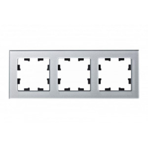 Рамка 3-м AtlasDesign Nature стекло алюм. SE ATN320303