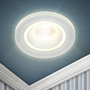 Встраиваемый светильник декоративный DK90 WH MR16/GU5.3 белый Б0054358