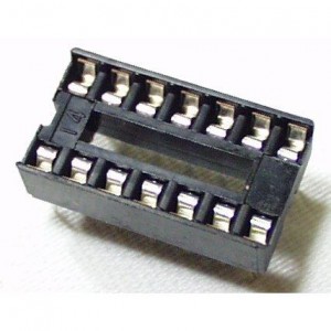 PRT-07939, Принадлежности SparkFun DIP Sockets Solder Tail - 14-Pin 0.3