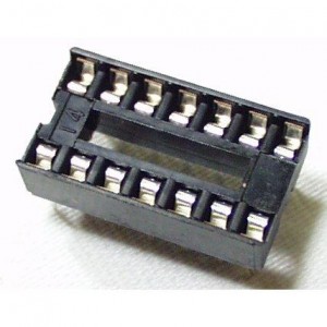 PRT-07939, Принадлежности SparkFun DIP Sockets Solder Tail - 14-Pin 0.3"