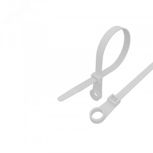 Хомут кабельный 3.6х100 нейл. бел. (уп.100шт) 07-0104