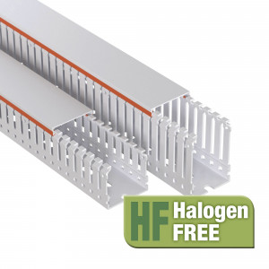 Короб перфорированный, без галогенов, светло-серый RLHF6 25x40 01163RLHF