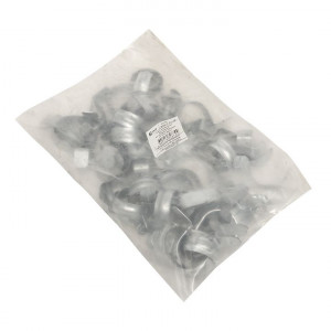 Скоба металлическая однолапковая d31-32 мм (50 шт) PROxima sm-1-31-32