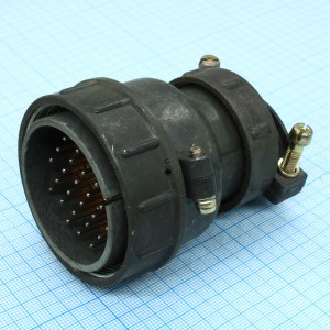 ШР48П26НГ2Н вилка, Соединитель цилиндрический низкочастотный