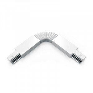 Коннектор Track однофазный для трековых шинопроводов гибкий (I) бел. TR118