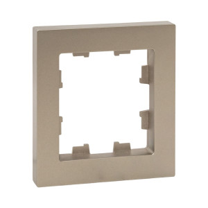 1 - местная рамка, шампань, пластик Эпика EKF UP1-FPC-01