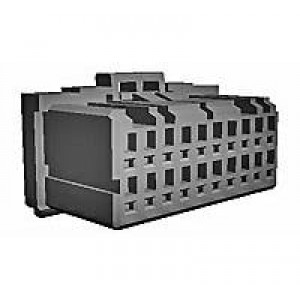 1-1827863-0, Проводные клеммы и зажимы 1100D RCPT X 40P BLK