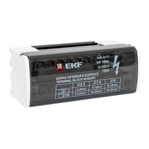 Шина нулевая в корпусе 2х11 sn0-2x11