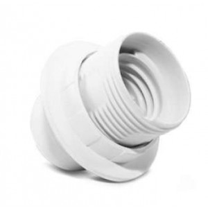 Патрон электрич. E27 с приж. кольцом пластик 4А 250В с этикеткой 5560711