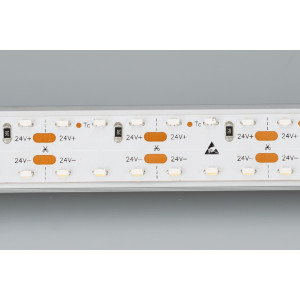 Лента RS 2-5000 24V Day4000 2x2 15mm (3014, 240 LED/m, LUX) 024470, Лента LUX бокового свечения, 2 ряда светодиодов smd 3014, 240шт/м (1200шт на 5м), белая плата 15мм, скотч 3М. Цвет ДНЕВНОЙ 3900-4250K. Питание 24V, мощность 19.2 Вт/м (96 Вт на 5м), угол 120°, цветопередача CRI>80. Размеры 5000х15х2мм. Мин.отрезок 25мм, 6