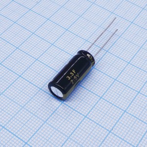 EECHZ0E335, Ионистор 3.3F 2.5V -20% to 40% радиальные выводы 5mm 1000h 70C